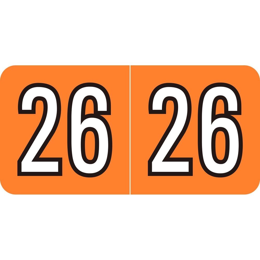 7738 2026 Year Stickers, 500 Pcs File Folder Labels Self Adhesive 3/4" x